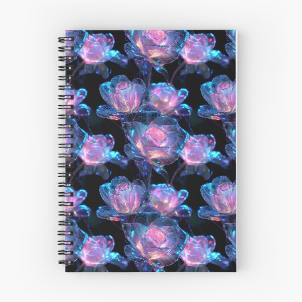 Item preview, Cyber-Floral Fusion - 3D Neon Roses designed and sold by MidArtForge.