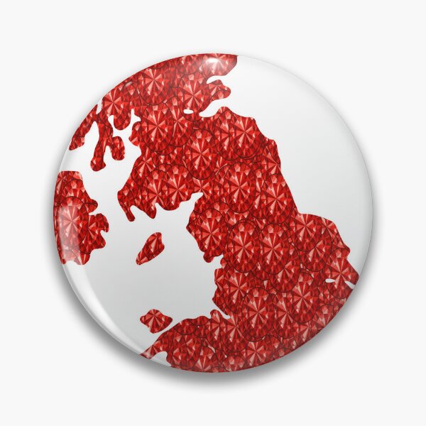 Item preview, Red Rhinestone United Kingdom designed and sold by TheIconSmith.