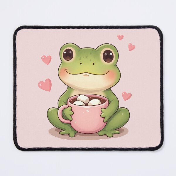 Item preview, Cute Frog - Hot Chocolate designed and sold by oops-I-drew-again.