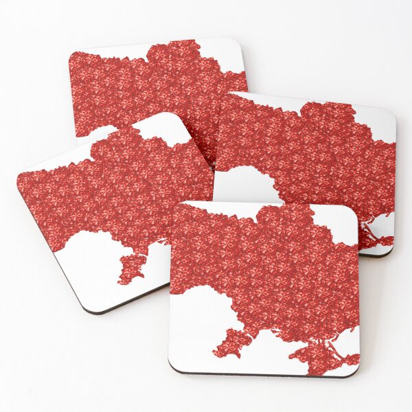 Item preview, Red Rhinestone Ukraine designed and sold by TheIconSmith.