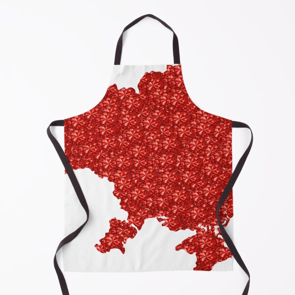 Item preview, Red Rhinestone Ukraine designed and sold by TheIconSmith.