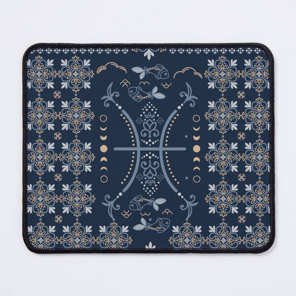 Item preview, Pisces Zodiac Seamless Pattern Modern geometric and ethnic designs for Textiles, Carpets, Tiles and Fabrics. designed and sold by KungLK.