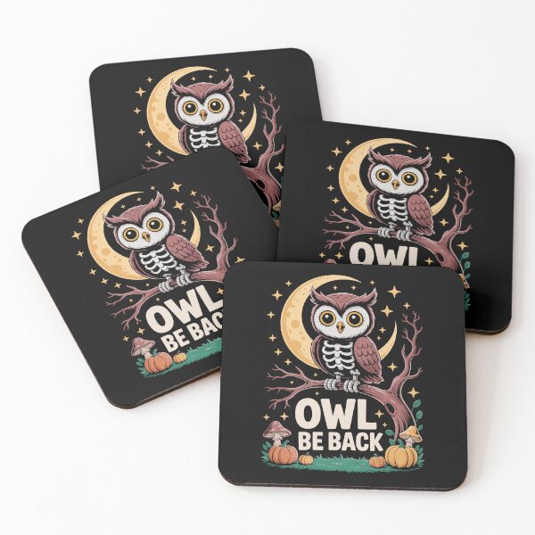 Item preview, Owl Be Back 4: declares this charming retro halloween illustration! s designed and sold by Grang Art Artistic Designs.