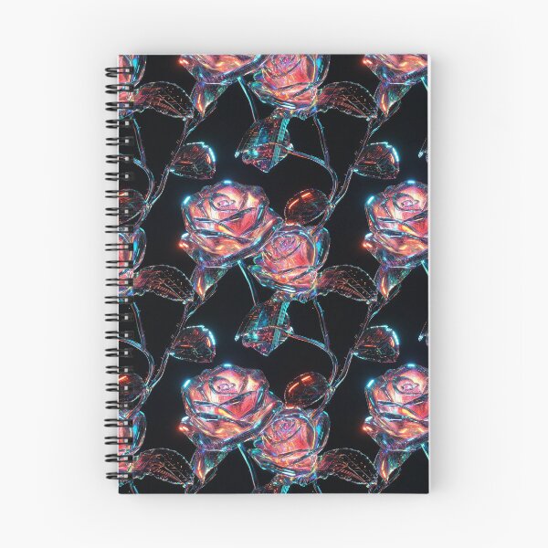 Item preview, Cyber-Floral Fusion - 3D Neon Roses designed and sold by MidArtForge.