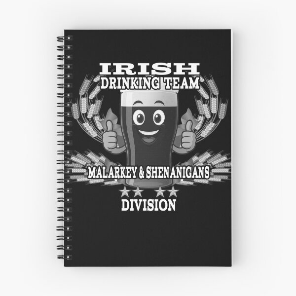 Item preview, Irish Drinking Team — Malarkey & Shenanigans Division | Funny Irish Pub Design designed and sold by A-T-H.
