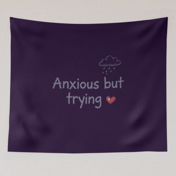 Item preview, Anxious but trying  designed and sold by halazidan.