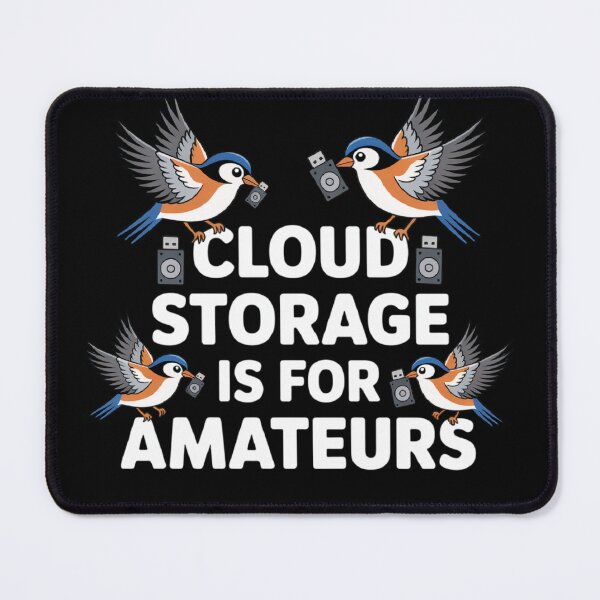 Item preview, Data Migration Birds with USB Hard Drives designed and sold by GenNextPrint.