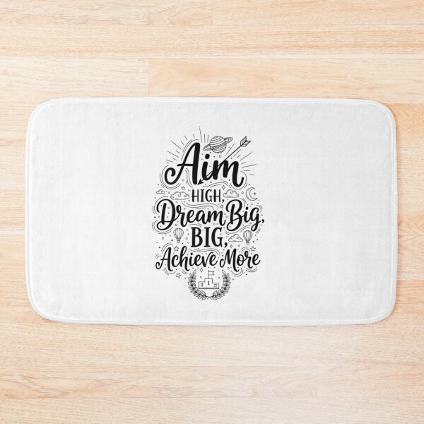 Item preview, Aim High, Dream Big, Achieve More – Motivational Quote Design" designed and sold by Kavya Art.