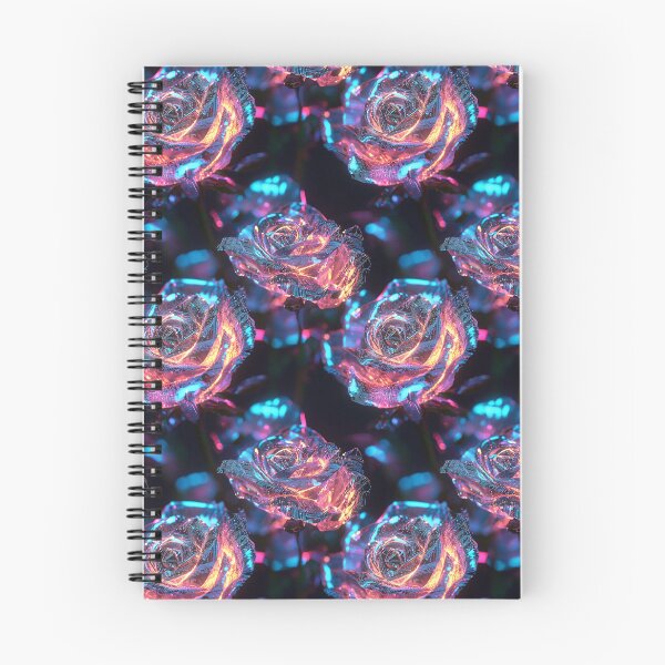 Item preview, Cyber-Floral Fusion - 3D Neon Roses designed and sold by MidArtForge.