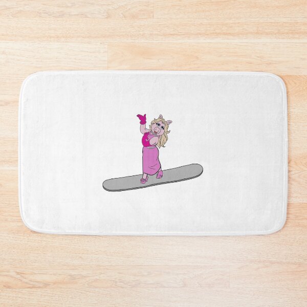 Item preview, Miss Piggy On A Snowboard designed and sold by Animals-by-JB.