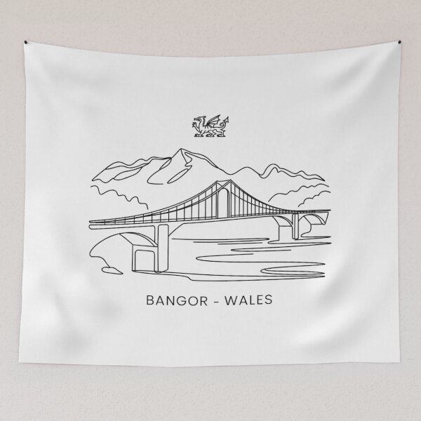 Item preview, Straight Outta Bangor – Funny Bangor University Student Design designed and sold by Timeless Design.