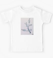 Blue blossoms 1 Kids Tee