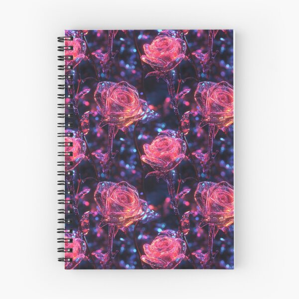 Item preview, Cyber-Floral Fusion - 3D Neon Roses designed and sold by MidArtForge.