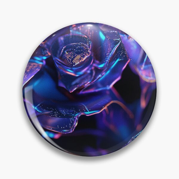 Item preview, Cyber-Floral Fusion - 3D Neon Roses designed and sold by MidArtForge.