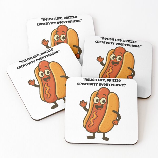 Item preview, Drizzle of Creativity – Hotdog with a Twist designed and sold by Latitude 1°N.