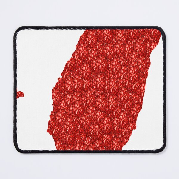 Item preview, Red Rhinestone Taiwan designed and sold by TheIconSmith.