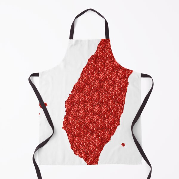 Item preview, Red Rhinestone Taiwan designed and sold by TheIconSmith.