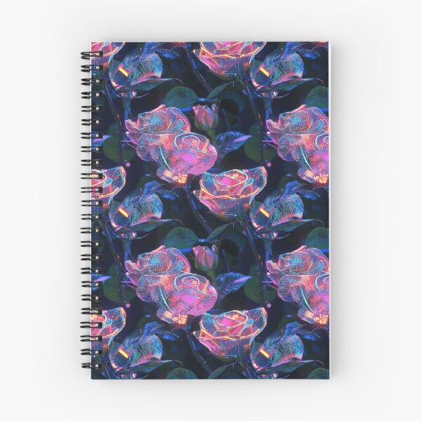 Item preview, Cyber-Floral Fusion - 3D Neon Roses designed and sold by MidArtForge.