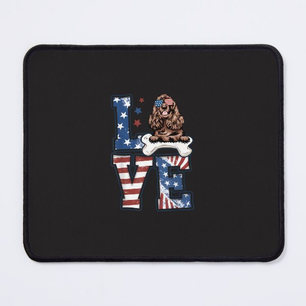 Item preview, 4Th Of July Decor Patriotic Love Cocker Spaniel Dog Usa Flag designed and sold by palkaninch.