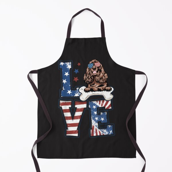 Item preview, 4Th Of July Decor Patriotic Love Cocker Spaniel Dog Usa Flag designed and sold by palkaninch.