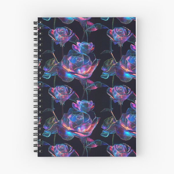 Item preview, Cyber-Floral Fusion - 3D Neon Roses designed and sold by MidArtForge.