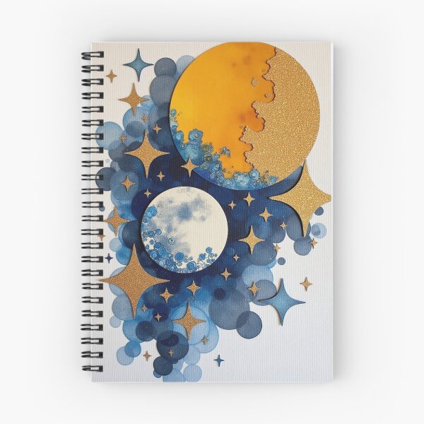 Item preview, Sun and Moon Watercolor designed and sold by Mary Spencer.