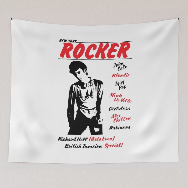 Item preview, New York Rocker Magazine – Blondie, Mink DeVille, Alex Chilton Issue designed and sold by ChickenFund.
