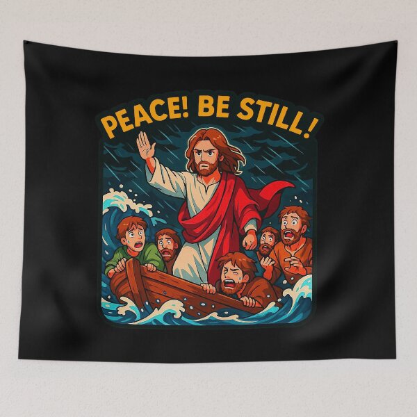 Item preview, Mark 4:39 Peace Be Still designed and sold by plushism.