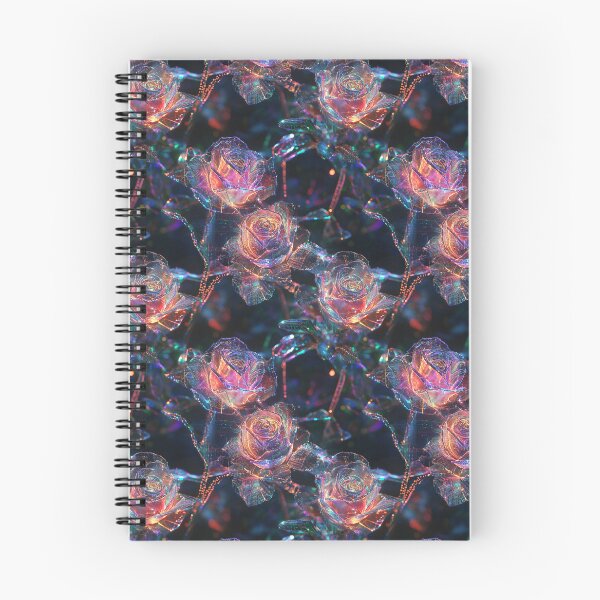 Item preview, Cyber-Floral Fusion - 3D Neon Roses designed and sold by MidArtForge.