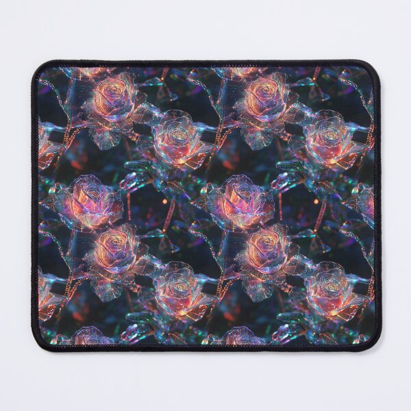 Item preview, Cyber-Floral Fusion - 3D Neon Roses designed and sold by MidArtForge.