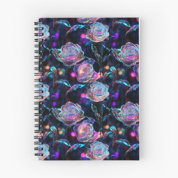 Item preview, Cyber-Floral Fusion - 3D Neon Roses designed and sold by MidArtForge.