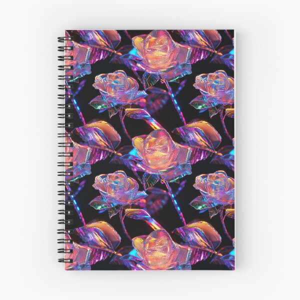 Item preview, Cyber-Floral Fusion - 3D Neon Roses designed and sold by MidArtForge.