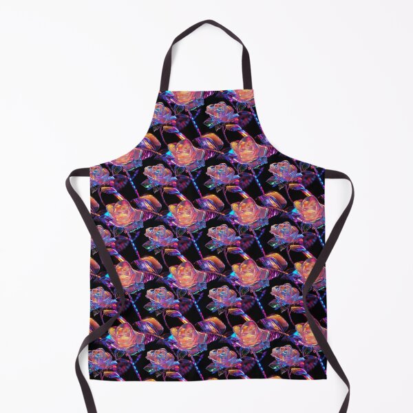 Item preview, Cyber-Floral Fusion - 3D Neon Roses designed and sold by MidArtForge.