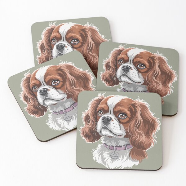 Item preview, Cavalier King Charles Spaniel - Blenheim designed and sold by KingdomArt101.