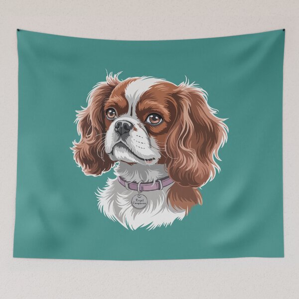 Item preview, Cavalier King Charles Spaniel - Blenheim designed and sold by KingdomArt101.