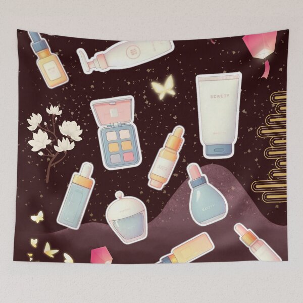 Item preview, Korean Beauty Aesthetic | K-Beauty Skincare & Makeup Illustration designed and sold by Sugar Wisdom .