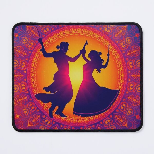 Item preview, Garba under the Cosmic Lights designed and sold by ArtivaNest.