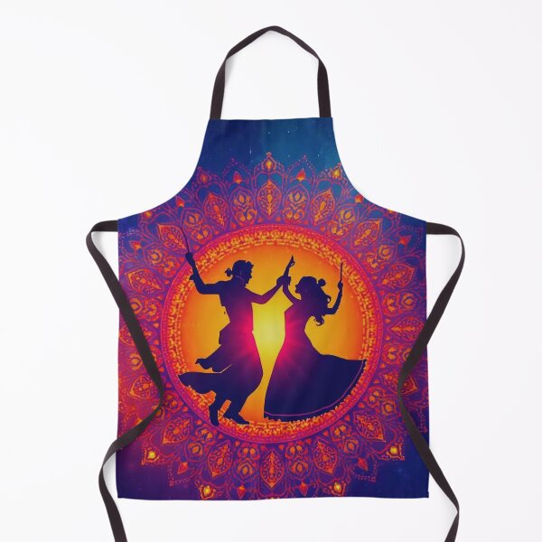 Item preview, Garba under the Cosmic Lights designed and sold by ArtivaNest.