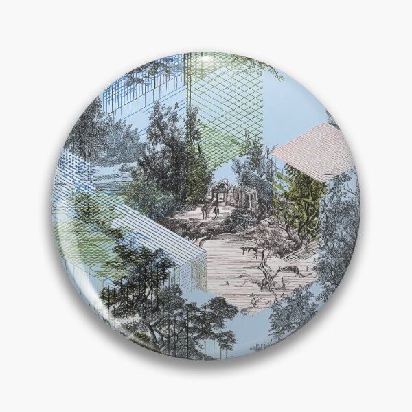 Item preview, Vintage Toile - Geometric Modernism Pattern designed and sold by HausKatz.
