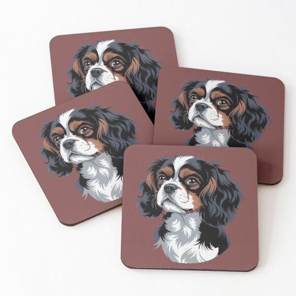 Item preview, Cavalier King Charles Spaniel - Tri-Color designed and sold by KingdomArt101.