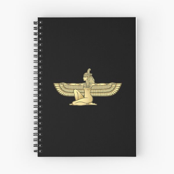Item preview, Animation Color Portrait Sitting Goddess Of Justice Maat. Profile View. Gold Imitation.  	 designed and sold by poghnppoe28.