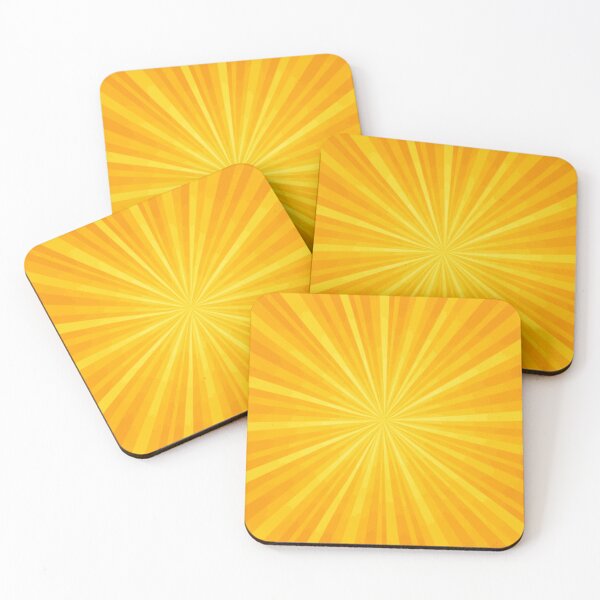 Item preview, Bright Yellow Sunburst Rays Background Illustration for Comic Style Pop Art Poster and Summer Celebration Designs designed and sold by Mimoshi ⭐⭐⭐⭐⭐.