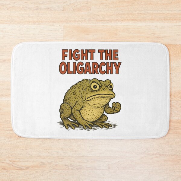 Item preview, Rebel Frog, Fight Oligarchy, Eat the rich, Funnyfits70, retro, vintage, meme, funny, humor designed and sold by FunnyFits70.