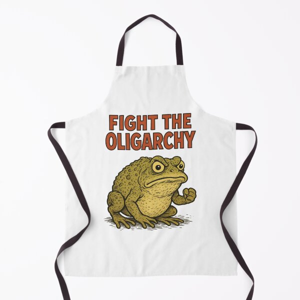 Item preview, Rebel Frog, Fight Oligarchy, Eat the rich, Funnyfits70, retro, vintage, meme, funny, humor designed and sold by FunnyFits70.