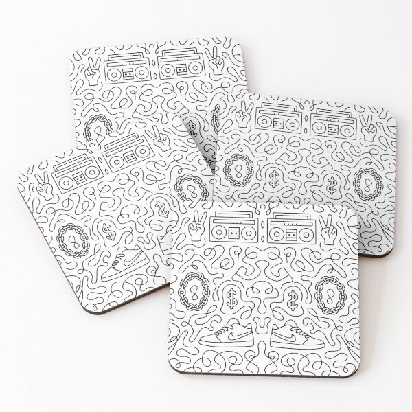 Item preview, Graffiti Style One Line Art Pattern designed and sold by DKunic.