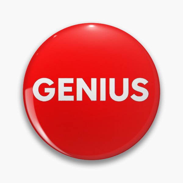 Item preview, GENIUS Bold Logo designed and sold by TeezyDezignes.