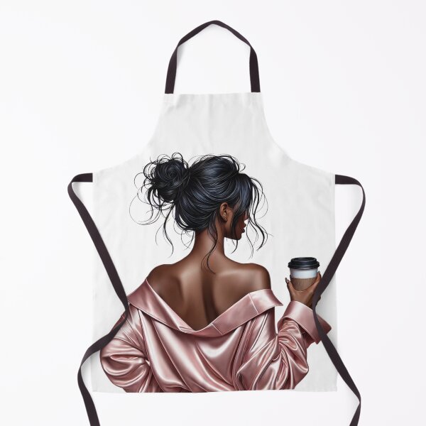 Item preview, Stylish Black Girl Illustration | Cozy Coffee Fashion designed and sold by Lulunza.