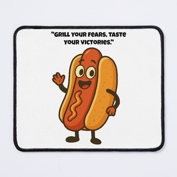 Item preview, Meet the Cheerful Hot Dog - Your New Favourite Snack designed and sold by Latitude 1°N.