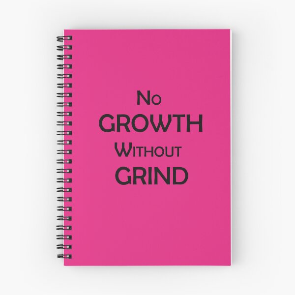 Item preview, No Growth Without Grind – Motivational Hustle Quote designed and sold by ArtNestVerse.