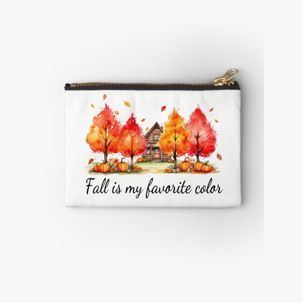 Item preview,  Autumn Cabin with Pumpkins and Fall Trees designed and sold by HalloweenGift.